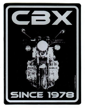"CBX since 1978" Doming-Sticker